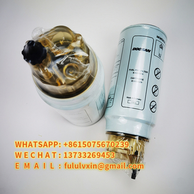 Doosan DX260-9 เครื่องแยกน้ำเชื้อเพลิงอุปกรณ์ขุด Daewoo PL420 K1006529