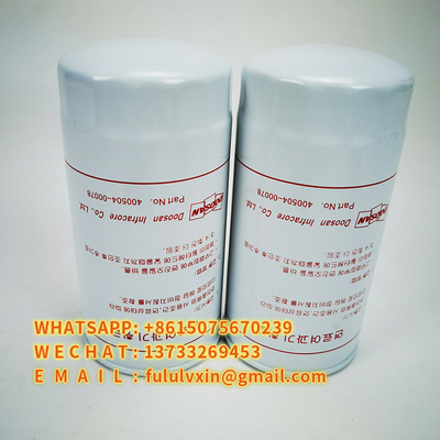 400504-00078 องค์ประกอบตัวกรองรถขุด 40050400078 ประสิทธิภาพสูง